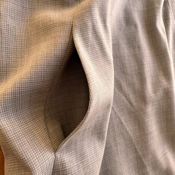 Theory Rikae/Eyre Wool Blend Cap Y2K Sleeve Sheath Dress Grey - Picture 7 of 8